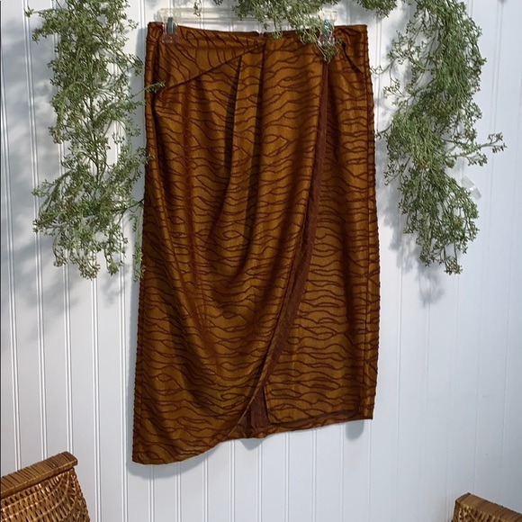 Zara Skirts Zara Jewel Toned Sheer Wrap Skirt Poshmark